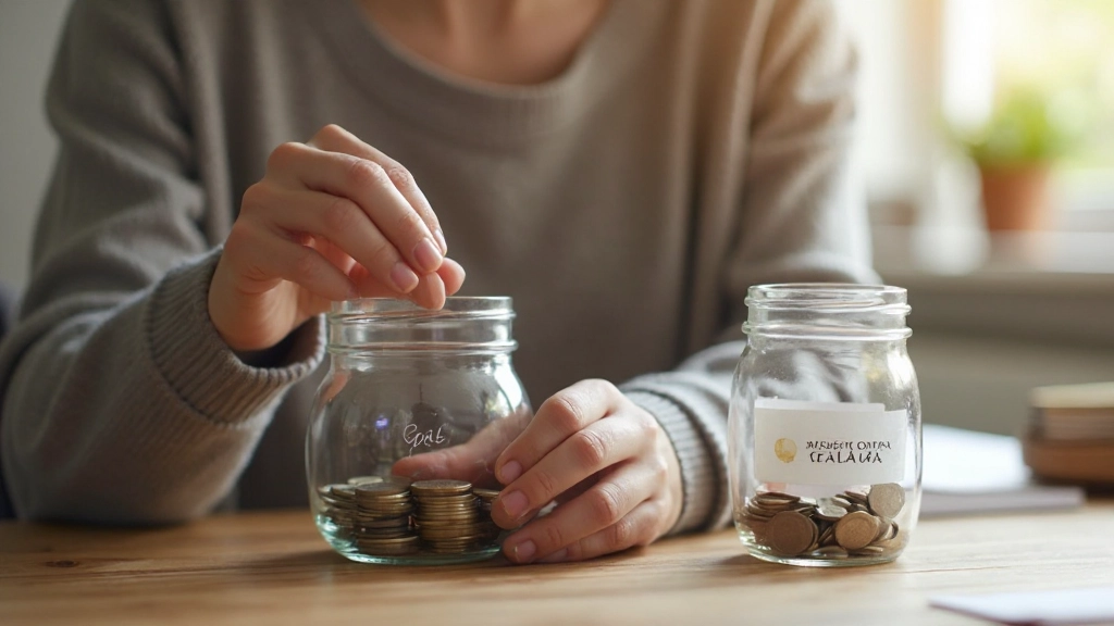 Illustrativ bild för sparstrategier och nödfond